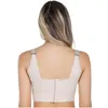 Women's Shapers Fajas Colombianas Extra Firm High Compression Full Cup Push Up Bra Correcting Hook-eyes Body Beauty