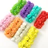 Dried Flowers 144pcs 2cm Artificial Mini Foam Rose Flower Bouquet Wedding Decoration Scrapbooking Fake Wreath DIY Craft Gifts 230923