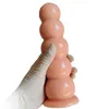 肛門のおもちゃ18男性用のプラグアダルトサプライ品シードビーズ男性マスターベーター前立腺マッサージャーバットプラグBDSMバットASS製品230925