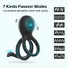 Cockrings Wireless Remote Control Cockring Vibrator Clitoris Stimulation Penis Ring Sex Toys for Men Male Cock Rings Goods Adults 230925