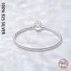 Charm Bilezikler Orijinal Gerçek 925 STERLING Gümüş Pan Anları Dikiş Isırma Kelasp Bileklik Kadınlar Moda Lüks DIY BRACELET341L