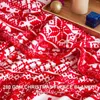 Blankets Christmas Fleece Blanket Throw Snow Reindeer Red Holiday Home Decor For Bed Couch Sofa