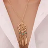 Mode Dreamcatcher Veer Ketting Hanger Sieraden Hele Een Sleutelbeen Temperament Vrouw Een Gift245K