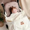 Blankets Swaddling Baby Blanket for Stroller Windproof Children Cloak born Clothes Waterproof Swaddle Wrap Cart Cover Infant Summer Quilt Outer 230923