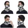 Sciarpe Plaid grigio Bandana Copri collo Passamontagna stampato Maschera Sciarpa Calda Ciclismo Escursionismo Per Uomo Donna Adulto Inverno