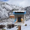 Trädgårdsdekorationer Solar Smart Bird Feeder med kamera 1080HD NIGHT SVISION AI Erkännande Art Anslutning Auto Capture 230923