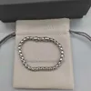 925 Sterling Silver Jewelry Rope Box Chain Designer سلاسل فاخرة قلادة من الفولاذ المقاوم للصدأ رابط قلادة قلادة DIY المجوهرات 5 مم