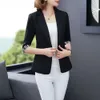 Ny 2022 Kvinnors kostym Jacka Slim Fit Office Women Blazer Jacka Korean Fashion Small Suit Kort kappa billigt grossist