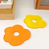 Tovagliette Tovaglietta coreana Accessori da cucina Cocina Cuisine Semplice adorabile Fiore acrilico Puntelli da tiro Trasparente Arancione Giallo