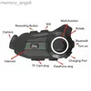 Walkie Talkie S3 Motorcycle Intercom Helmet Bluetooth Headset With 1080P/2K Camera Recorder 800M Interphone For 2 Riders 2350mah IP67 FM Radio HKD230925