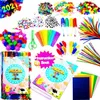 Kit di forniture artistiche assortite per arti e mestieri per bambini Set di materiali per lavorazione fai-da-te per progetti scolastici Attività per bambini 230925