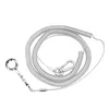 Other Bird Supplies Alloy Leg Ring Flexible Chain Belt Anti Bite Plastic Wire Rope Parrot Outdoor Flight Training271D