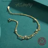 Charm Armband Ailmay 2022 NYA REAL 925 Sterling Silver Luxury Round Zirconia Justerbar kedjearmband för kvinnor Bröllopsengagemangsmycken Q230925