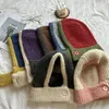 Berretti Invernali da donna in cotone lavorato a maglia Sciarpa Sciarpe calde Sciarpe unisex per esterni Solido Rin Ats Snood At For