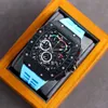 Multifunctional RichardMill Movement Cut-out Timing Business Mens Watch Rm11-03