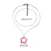 Pendentif Colliers Sweet Cou Bijoux Star Collier Coloré Acrylique Matériel Cadeau Parfait Pour Les Filles Amis Et Famille Dropship