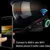 Talkie-walkie Maxto M3S Casque de moto Casque Bluetooth Interphone Objectif étanche WiFi 1440p Enregistreur vidéo DVR Interphone HKD230925