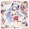 Autostickers 50 stuks Hentai Y Anime Kawaii Hot Lady Loli Vinylsticker Waterdicht Esthetische stickers voor tieners Jongens Volwassenen Drop Delivery A Dhdss