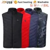 Gilet da uomo Vendita calda Gilet riscaldato Uomo Giacche riscaldate USB Riscaldamento intelligente Abbigliamento termico Caccia Moda invernale Donna Giacche termiche calde S-8XL L230925