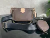 Luxurys Designers çanta favori çanta çok pochette Accessoires cüzdanlar çiçek pochette 3pcs crossbody çanta omuz çantaları