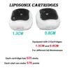 2023 Accessori per cartucce Liposonix Parti 0.8Cm 1.3Cm Macchina per modellare il corpo Lipo Sonix Pelle che stringe la perdita di peso Macchine Hifu Liposonix 525 colpi520