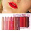 Lippenstift 12 farben/lot Professionelle Wasserdichte langlebige Lip Liner Bleistift Set Sexy Lipliner Stift Lippen Kosmetik Kit Lip make-up-Tools 230925