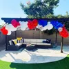 Andra evenemangsfestleveranser 86 st balloon Garland Kit Arch White Red Blue Confetti Latex Balloons Christmas Wedding Baby Shower Birthday Party Decorations 230923