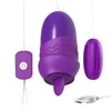 Vibrateurs 1PC Femelle Masturbateur Sex Toys Accessoires Oral Mamelon Clitoris Stimulateur Étui En Cuir Langue Lécher Sucker Vibrateur 230925