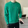 Men's Sweaters High-end Luxury Knit Sweater Pullover Brand Round Neck European Casual Bottoming Shirt Tops