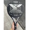 Tennisracketar X-One Padel Paddel Tennisracket 3K Carbon Fiber HR3 Core Round Form för nybörjare Raquette Padel 230925