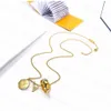 Collier pendentif à la mode, colliers de luxe, Design de personnalité, bijoux en or et argent de haute qualité 226E