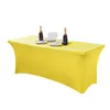 Tovaglia tovaglia elastica 4FT 5FT 6FT 8FT Decorazioni Accessori da cucina adatti per l'arredamento della casa per feste di nozze El Potluck