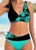 Damenbadebekleidung Damenbadebekleidung 2023 Zweiteiliges Bikini-Set Badeanzug Druck Weiblicher Sommer-Badeanzug Frauen Sexy XS-8XL