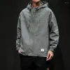 Herren Jacken Tooling Mantel Herbst Winter Militär Koreanischer Trend Vielseitig Mit Kapuze Übergroße Frühling Herrenbekleidung Hiphop College Casual