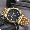 2023 Men's Quartz Watch Business Fashion Watch PHL Sun Moon Watch Luxury Design All Steel Solid Strap Watch High Quality Top Luxury aa1