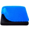 CushionDecorative Pillow Summer Gel Seat Cushion Breathable Honeycomb Design For Pressure Relief Back Tailbone Pain - Home Office Chair Car Wheelchair 230925