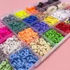 Kit de perles d'argile d'art et d'artisanat 20 couleurs 3200 pièces bracelet de perles d'argile douce faisant la boîte ensemble de bricolage cadeau pour garçons filles enfants artisanat d'art 230925