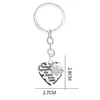 Key Rings 12 Pcs/Lot Chain No Longer By My Side But In Heart Paw Print Keychain Pet Animal Lovers Memorial Friend Ring Drop Delivery J Dhmtd