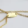 Colliers de pendentif de luxe pour homme designer concepteur Gold Collier Femme Mariage Golden Link Chain Fashion Charm bijoux G2309254Z-6