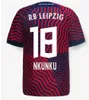 2023 24 RBL Leipziges Soccer Jerseys 23 Away Poulsen Forsberg Hee Chan Sabitzer Upamecano Szoboszlai Kluivert Adult Kid Kit Football Shirt Uniforms
