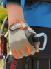 Cykelhandskar Xinda Professional Outdoor Sports Half Finger Cowhide Climbing Gloves Rock Climb Downhill Vandring Anti Slip Wear Resistant Gloves 230925