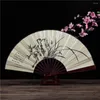 Decorative Figurines Fan Holder Wooden Folding Stand Retro Style Desktop Decoration Display For Party Fans High Stability Bracket