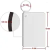 Porte-clés 180 pièces Sublimation Porte-clés Blancs Rectangle Transfert de chaleur avec porte-clés MDF Blanc pour bricolage durable