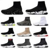 28Designers Speeds 20 V2 Scarpe casual Platform Sneaker Uomo Donna Tripler Paris Calze Stivali Nero Bianco Blu Rubino chiaro Graffiti Vintage Brand Scarpe da ginnastica di lusso Sneake