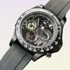 Nuovo uomo Montre de Luxe Sapphire Surface Relojes Deporvos Para Hombres Owatch da polso di alta qualità VK Quarzo Strap in gomma 6153152
