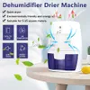 Dehumidifiers Portable Dehumidifier Air Purifier USB Mute Moisture Absorbers Air Dryer For Home Room Office Kitchen Dehumidifier Drier MachineYQ230925