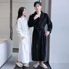 Women's Sleepwear Autumn Winter Long Flannel Robes For Women Thick Velvet Kimono Casual Pijama Sexy Couple Bath Gown Home Clothes