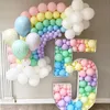 Andere evenementen Feestartikelen 73cm Nummer Mozaïek Ballonframe 5inch Ballonnen 0-9 Vuldoos Groot aantal Foam Board voor Verjaardag Jubileum Feestdecoratie 230923