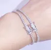 Moissanite Diamanten Sieraden Tennisketting Armband 925 Sterling Zilveren Diamant Mannen Kerst Valentijnsdag Cadeau-ideeën 3MM