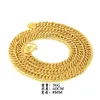 Kettingen 8mm 22 K Gold Filled Ketting Sieraden Voor Mannen Vrouwen Bijoux Femme Collare Mujer Naszyjnik Effen Bizuteria332r